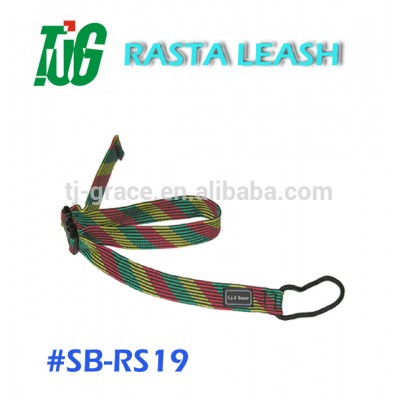 Snowboard Rasta Webbing Leash