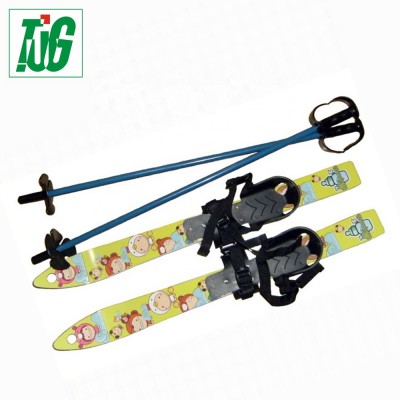 Plastic Kid's Ski Set with Pole